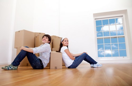 Commercial moving truck transport in Barking