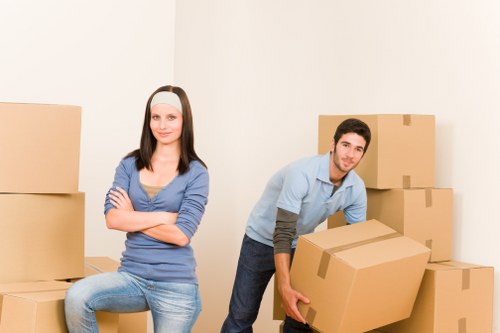 Professional movers navigating access and parking challenges in Barking