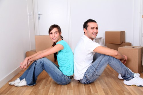 Local moving team handling a flat move in Barking